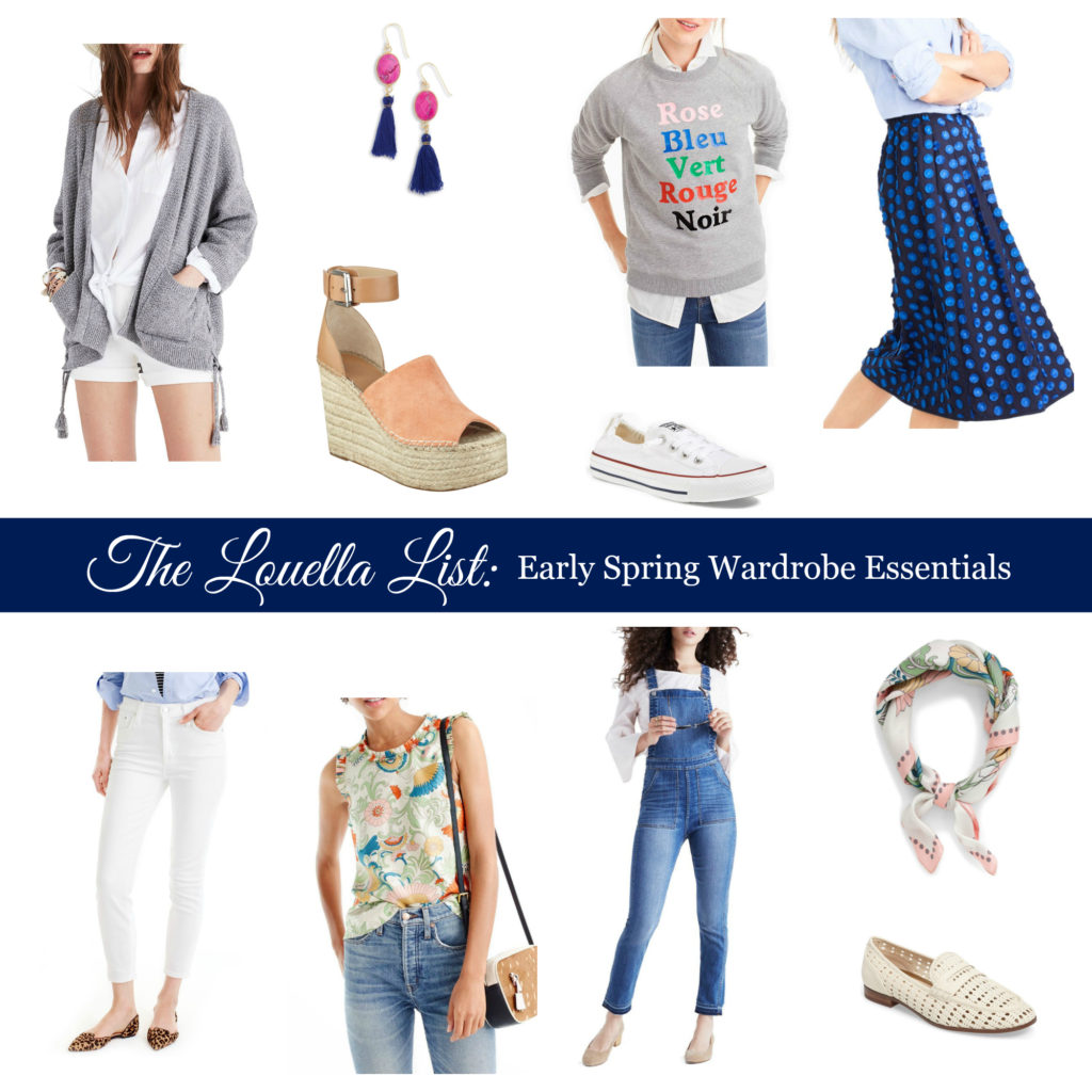 The Louella List Early Spring Wardrobe Essentials Louella Reese