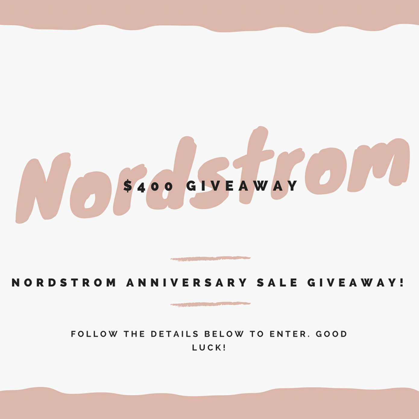 Nordstrom Anniversary Sale $400 Giveaway 