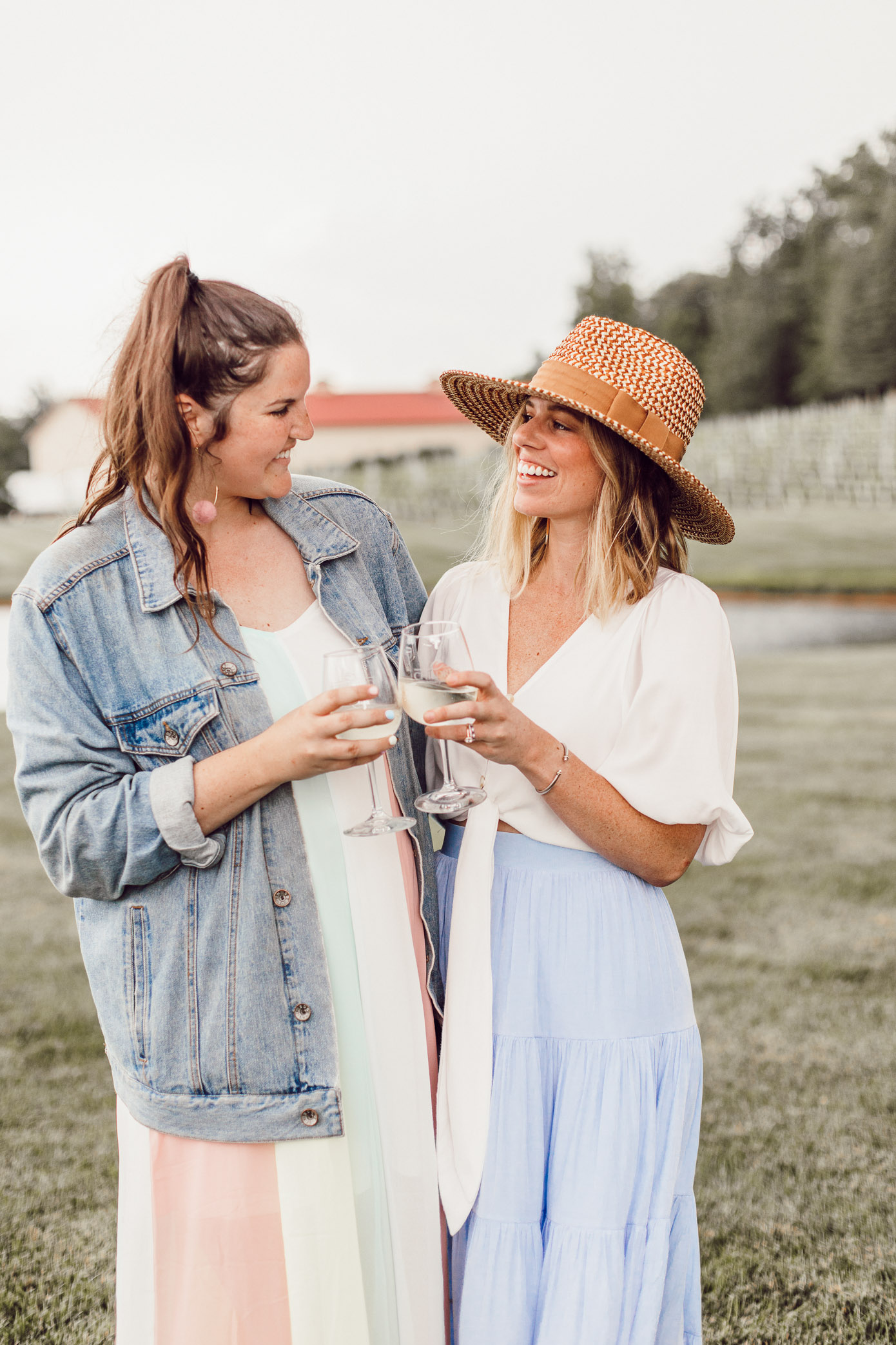 Summer activities to do with your girl friends | What to Wear to a Vineyard | Louella Reese