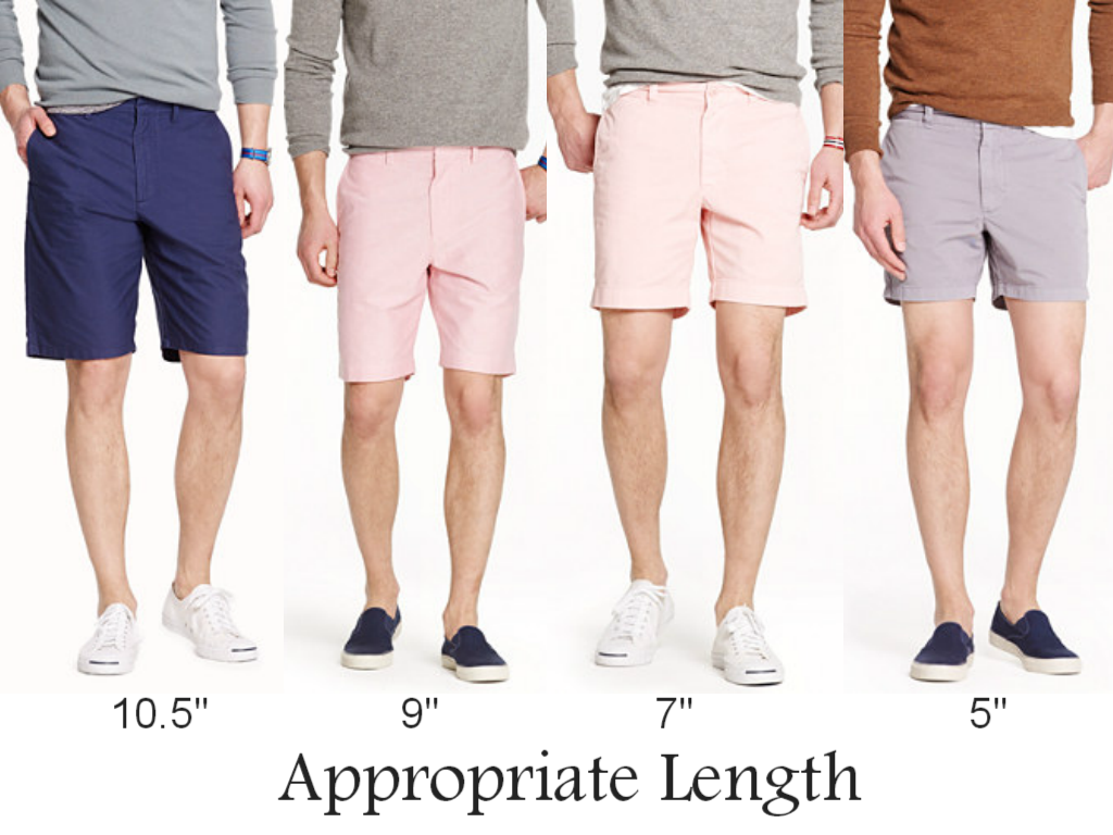 Appropriate Length for Mens Shorts featured on Louella Reese Life & Style Blog