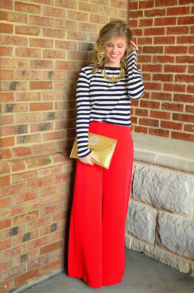 Red Statement Pants // Louella Reese Life & Style Blog