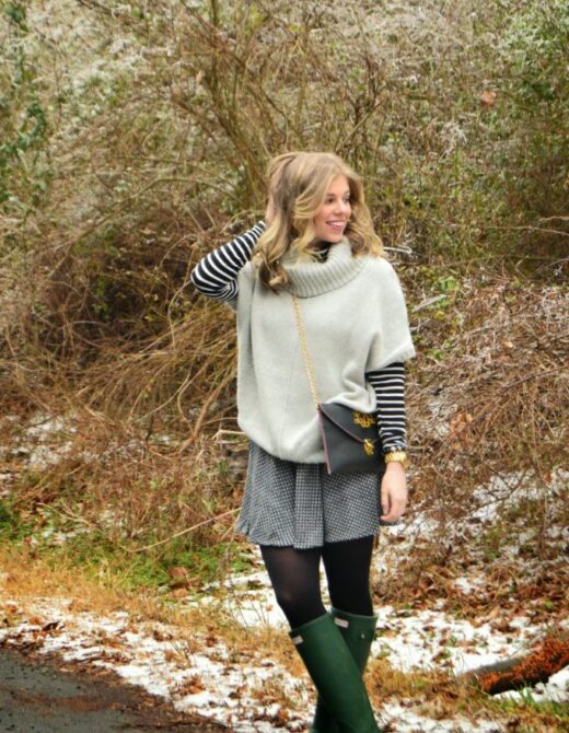 Dress Up Hunter Boots // Louella Reese Life & Style Blog