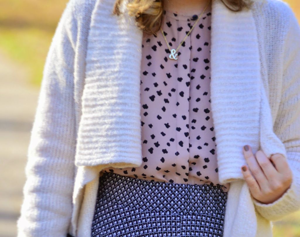 Pattern Mixing // Oversized Sweater // Louella Reese Life & Style Blog