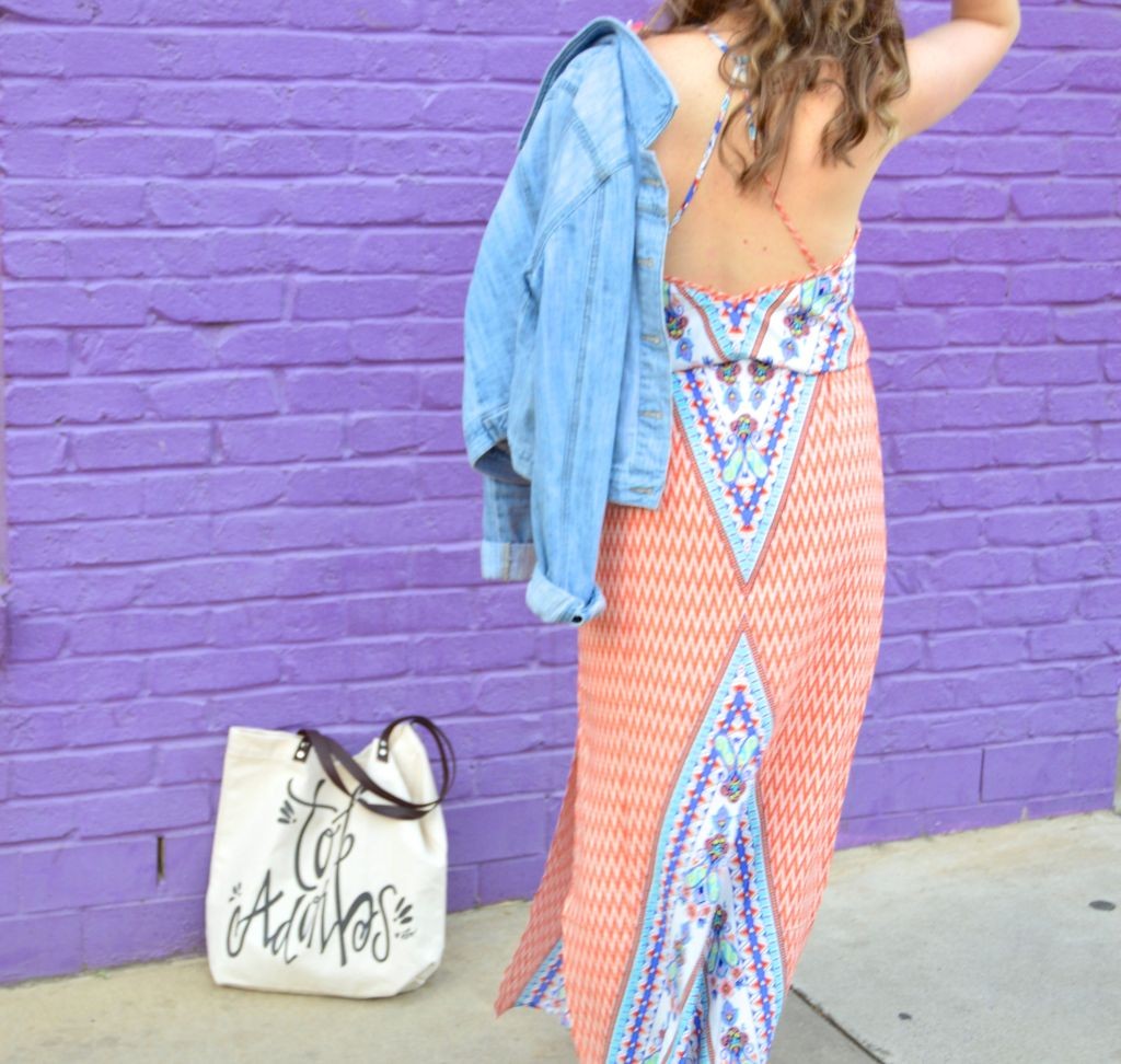 Summer Style, Maxi Dress, Printed Maxi Dress, Weekend Style, Date Nigh Style, Kendra Scott Rings