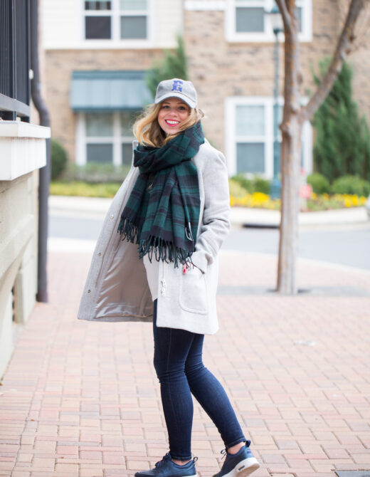 Mark & Graham Monogram Gifts, Mark & Graham Blanket Scarf, Mark & Graham Tech Case, Mark & Graham Monogram Wool Baseball Cap, J.Crew Parka, Weekend Style