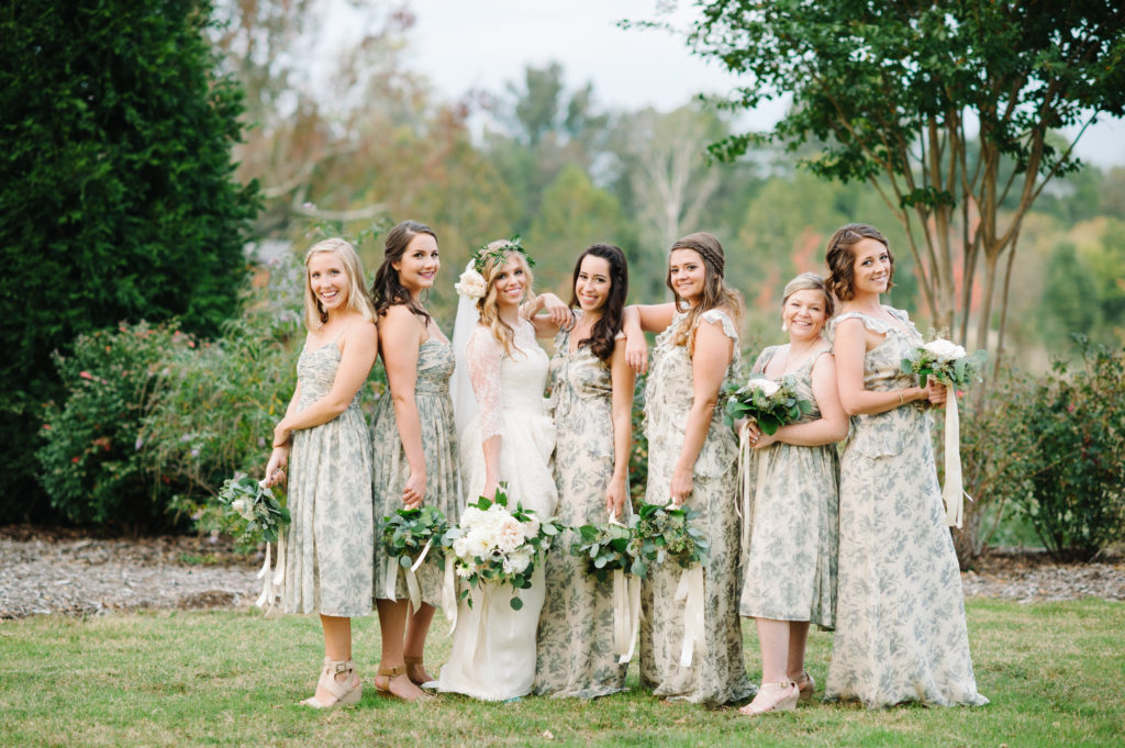 Ceremony, Blogger Wedding, Style Me Pretty Wedding, The Arbors Events, Modern Trousseau Wedding Dress, ASOS Bridesmaid Dresses, The Knotty Ties