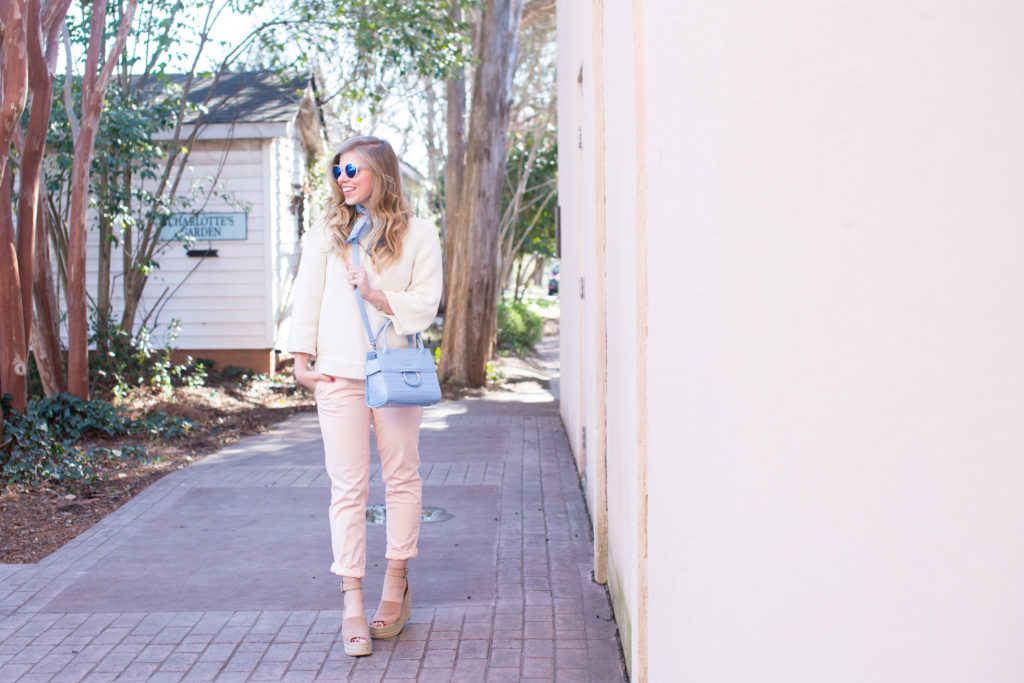 Pink Chinos, How to Style Pink Chinos, Spring Style