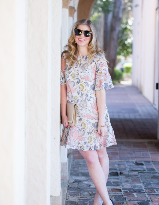 Floral Easter Dress, Easter Dress under $100, Spring Floral Dress, Louella Reese Floral Easter Dress