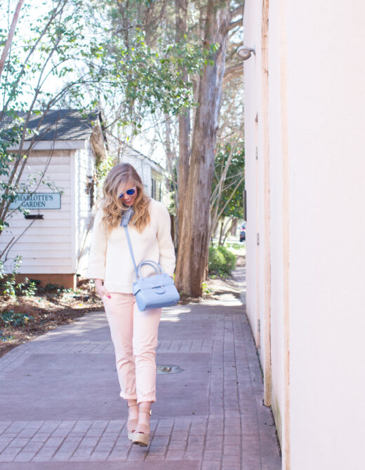 Pink Chinos, How to Style Pink Chinos, Spring Style