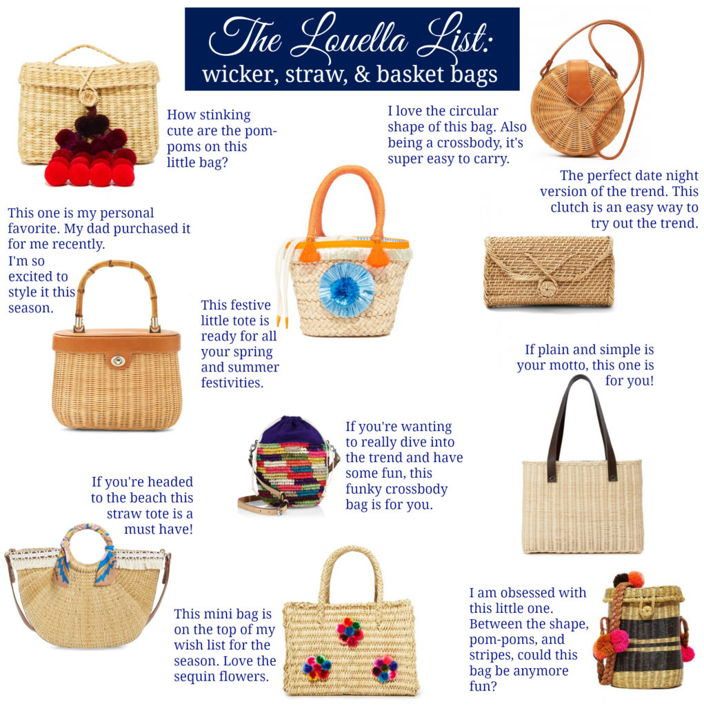 The Louella List: Basket Bags & More | Louella Reese
