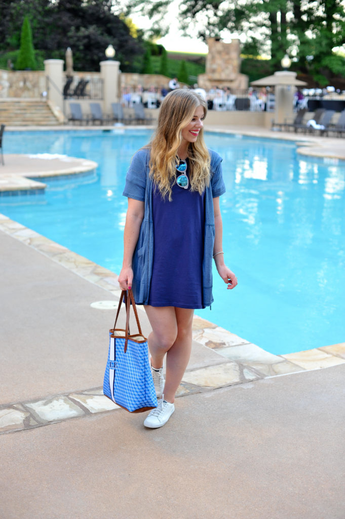 Louella Reese Casual T-Shirt Dress // Casual Summer Style