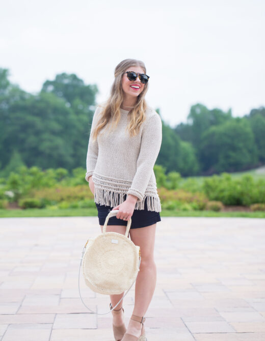 Louella Reese Fringe Sweater // Festival Style