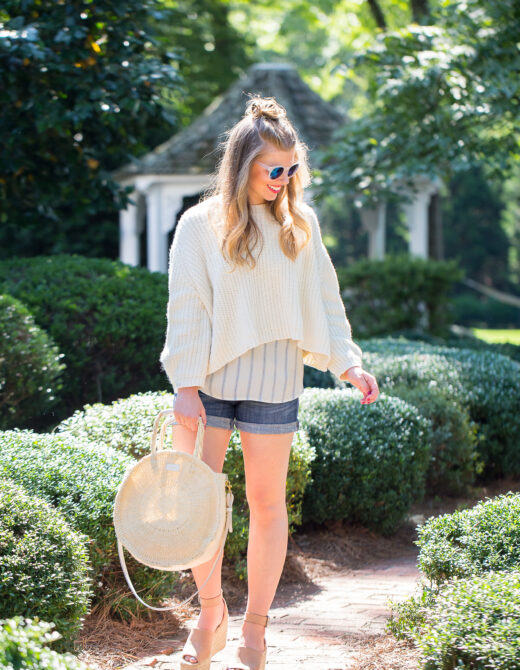 Cropped Summer Sweater | Louella Reese | Life & Style Blog