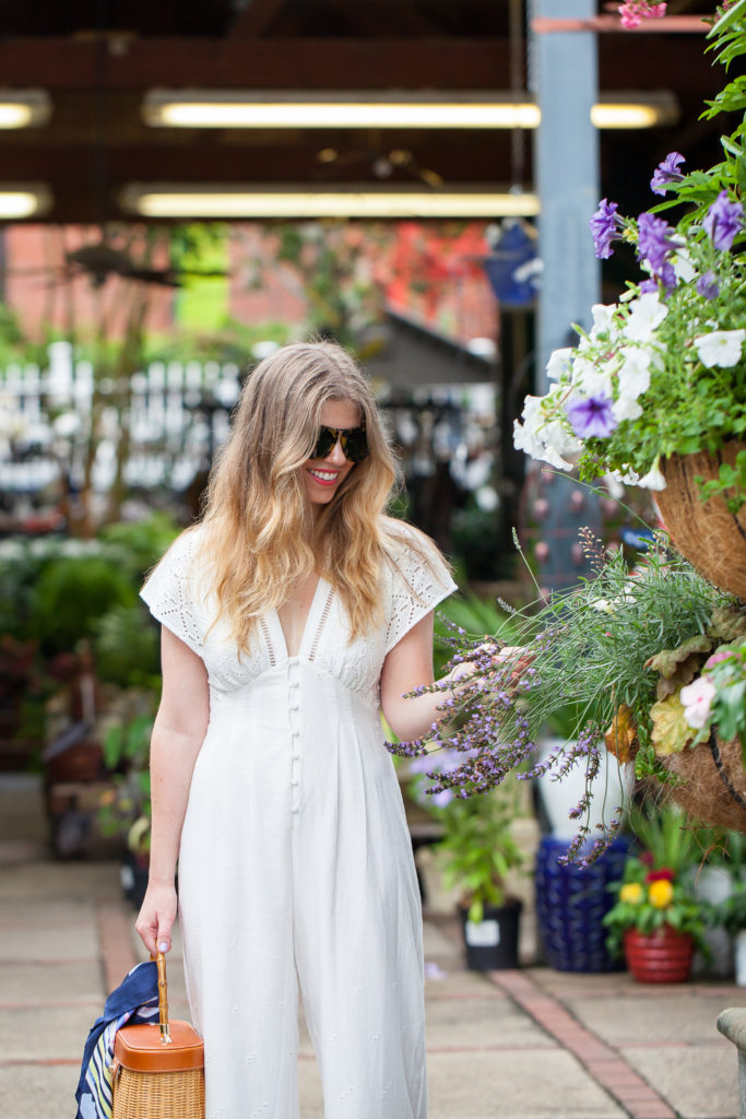 Louella Reese White Jumpsuit | Louella Reese | Charlotte Life & Style Blog