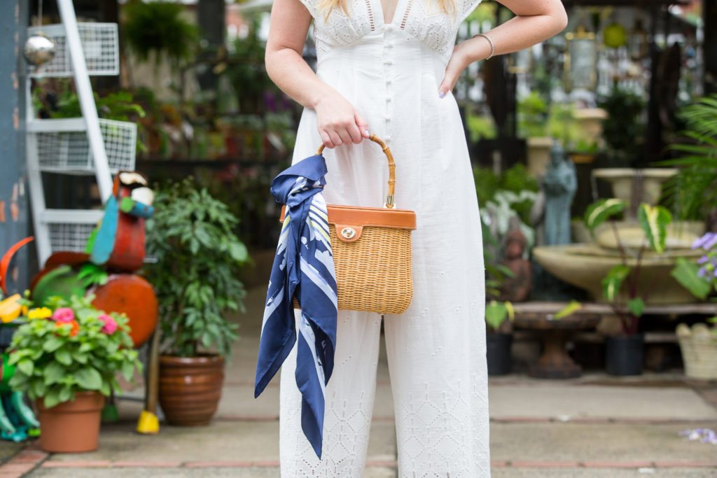 Louella Reese White Jumpsuit | Louella Reese | Charlotte Life & Style Blog