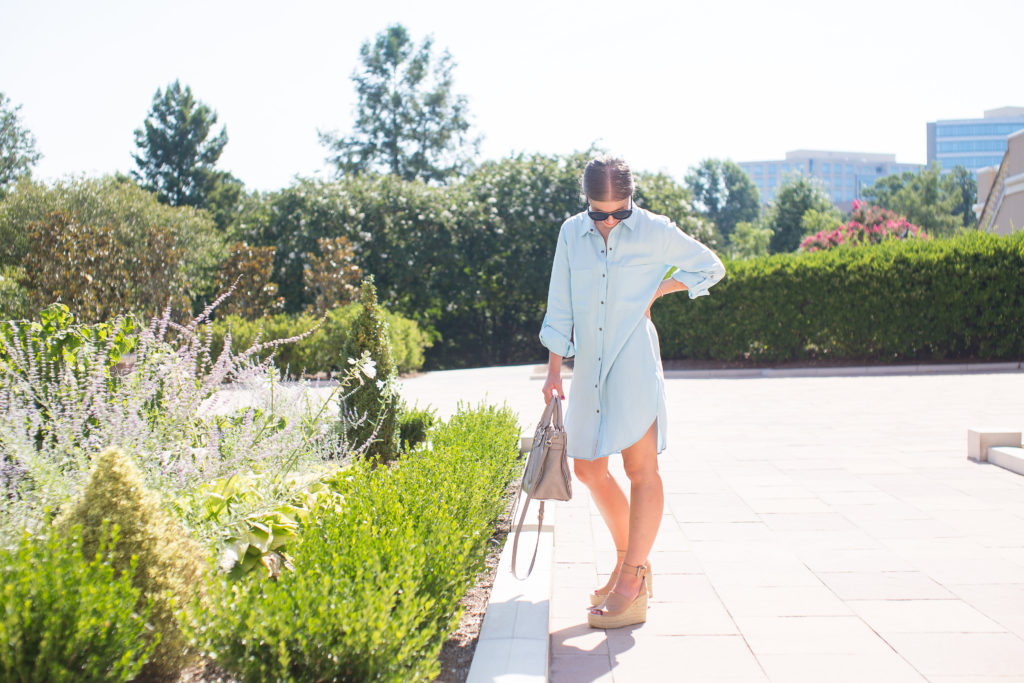 Chambray Shirt Dress // AreaTrend // Louella Reese // Life & Style Blog
