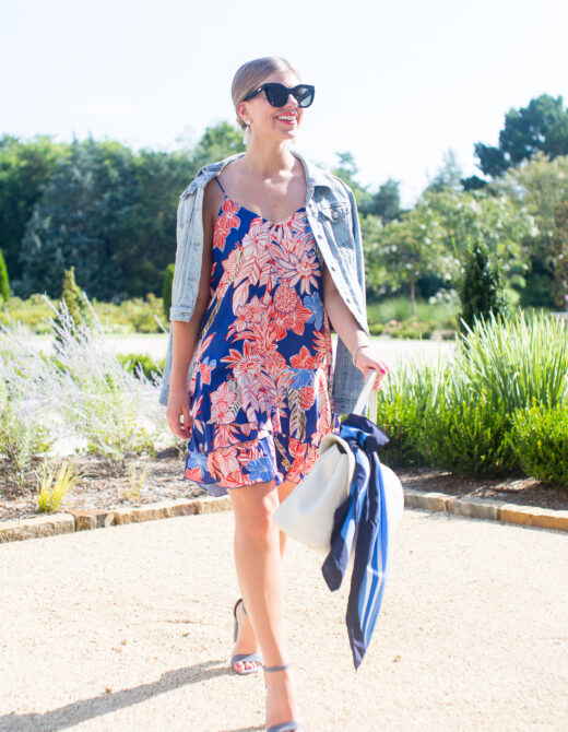 Tropical Print Dress // Vacation Style // Louella Reese // Life & Style Blog