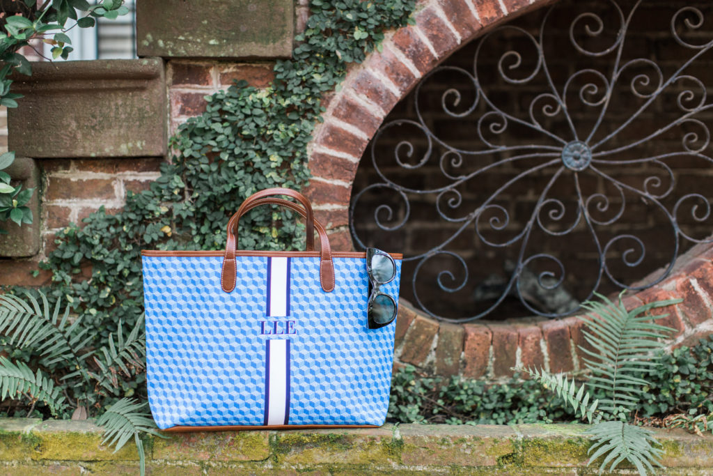 Barrington Gifts St. Anne Tote // Monogrammed Tote // Savannah Historic District // Louella Reese Life & Style Blog