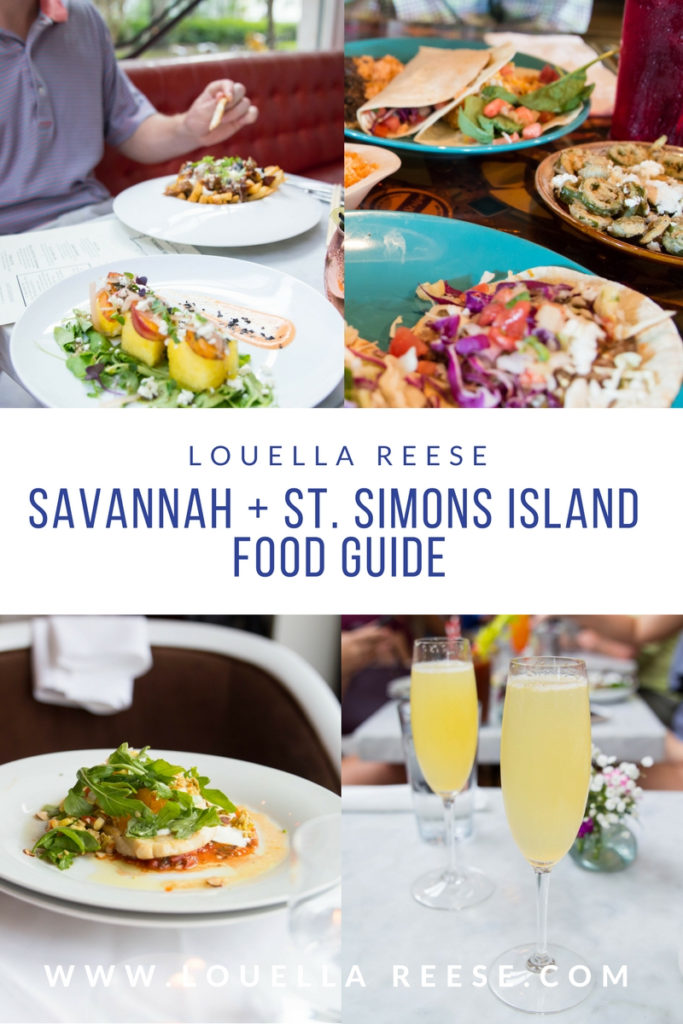 Savannah + St Simons Island Food Guide // Louella Reese Life & Style Blog