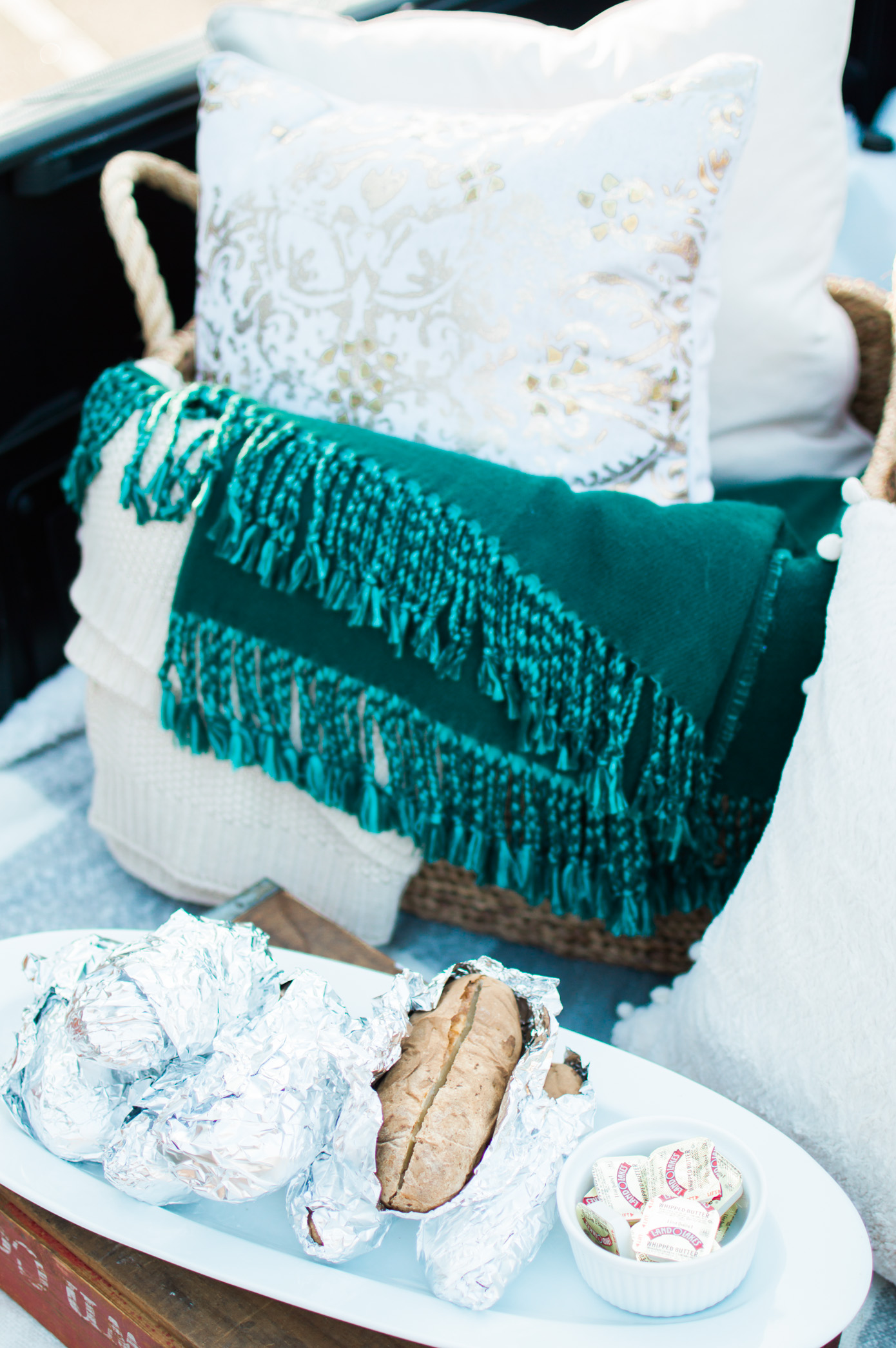 How to Throw a Tailgate Party | Cozy Chic Tailgate | Louella Reese Life & Style Blog