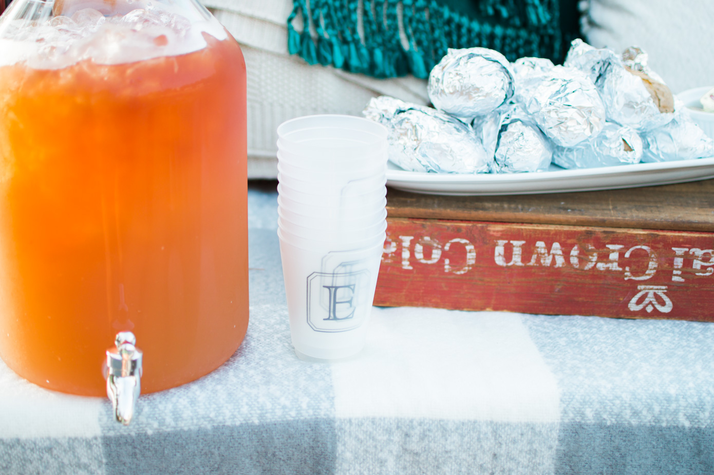 Cozy Chic Tailgate | McAlister's Deli Tailgate | Louella Reese Life & Style Blog