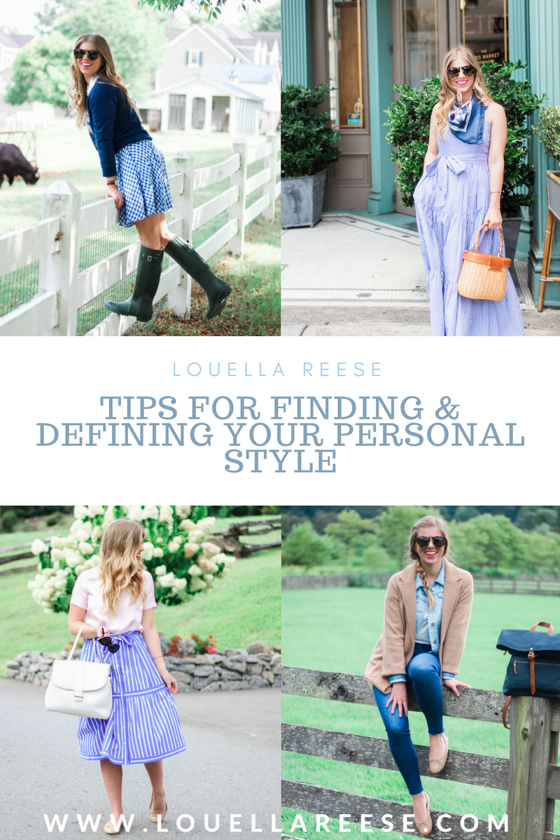 Tips for Finding Your Personal Style | Defining Personal Style | Louella Reese Life & Style Blog