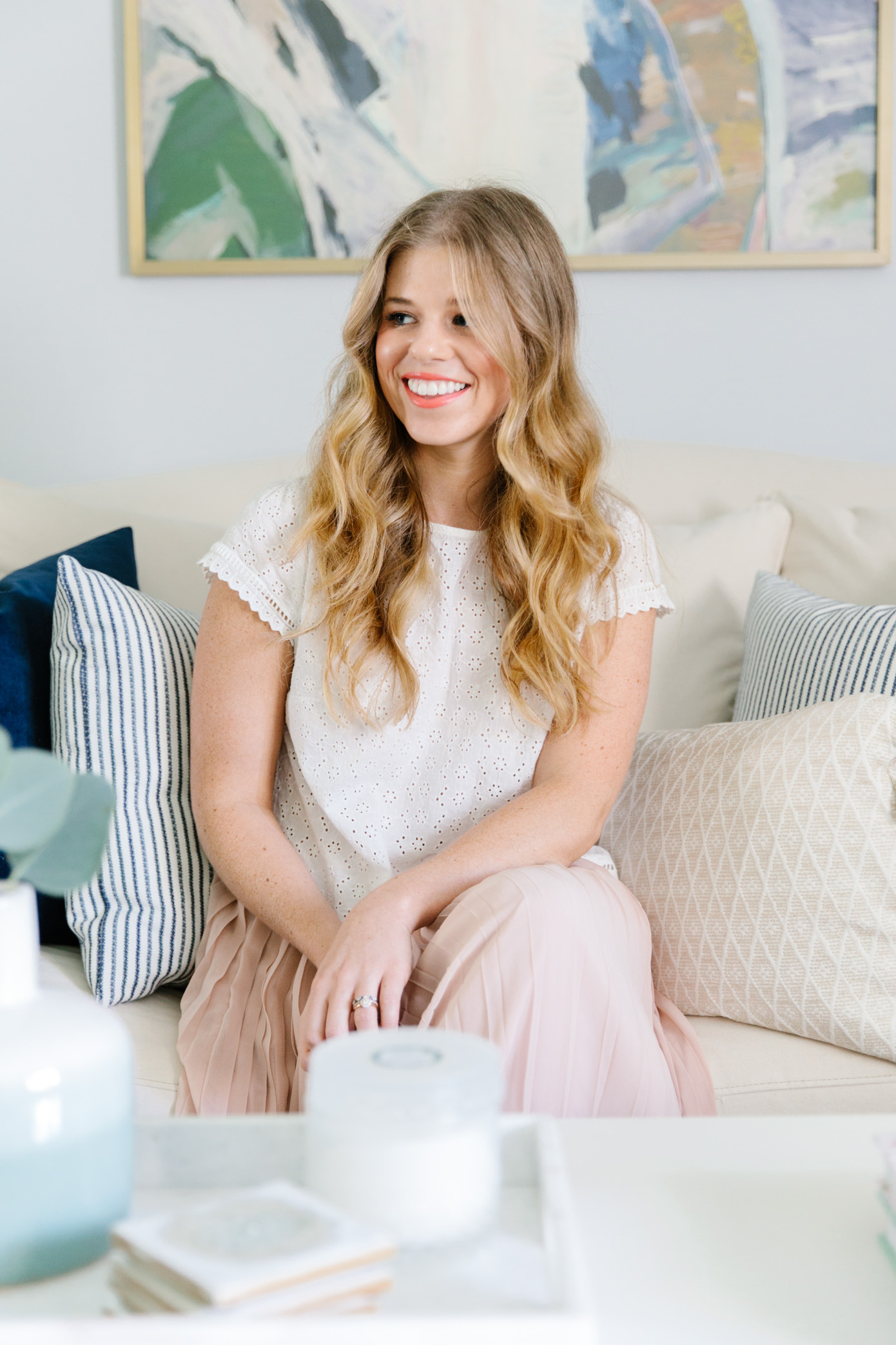 Glitter Guide x Louella Reese Home Reveal | Casual Feminine Decor | Louella Reese Life & Style Blog 