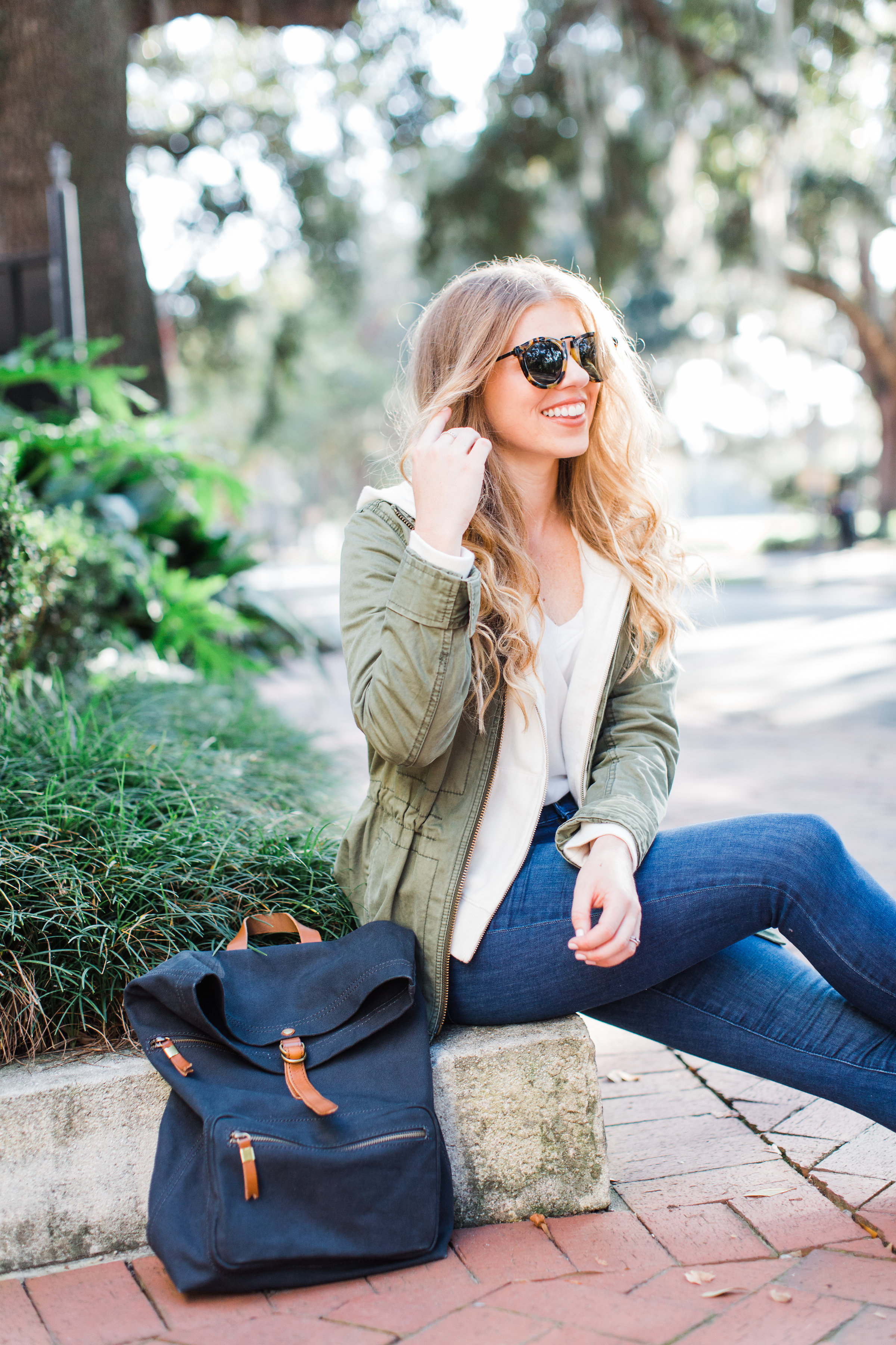 Fall Capsule Wardrobe | High Waisted Skinny Jeans for Fall | Louella Reese Life & Style Blog
