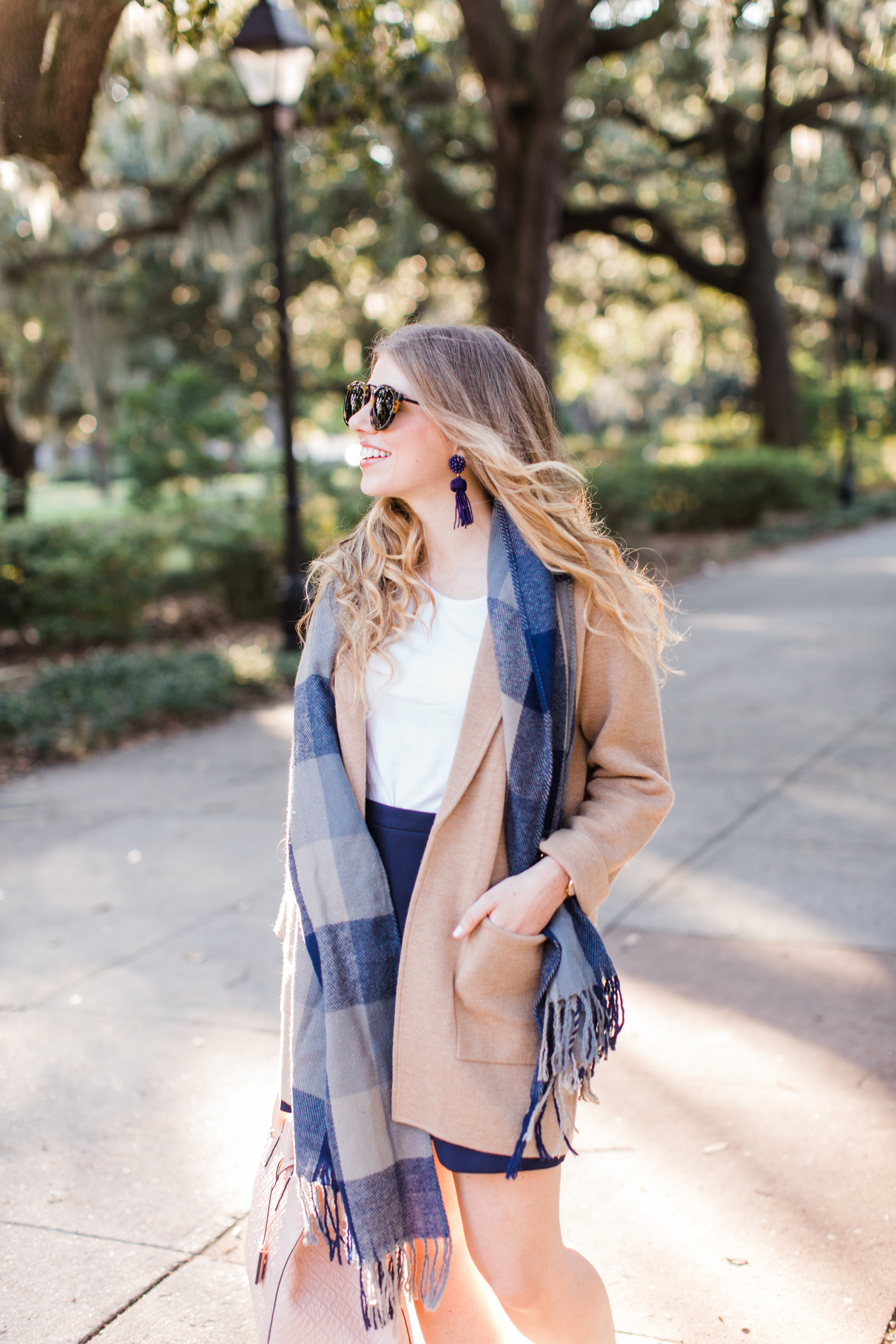 Fall Capsule Wardrobe | Classic Mini Skirt styled for Fall | Louella Reese Life & Style Blog