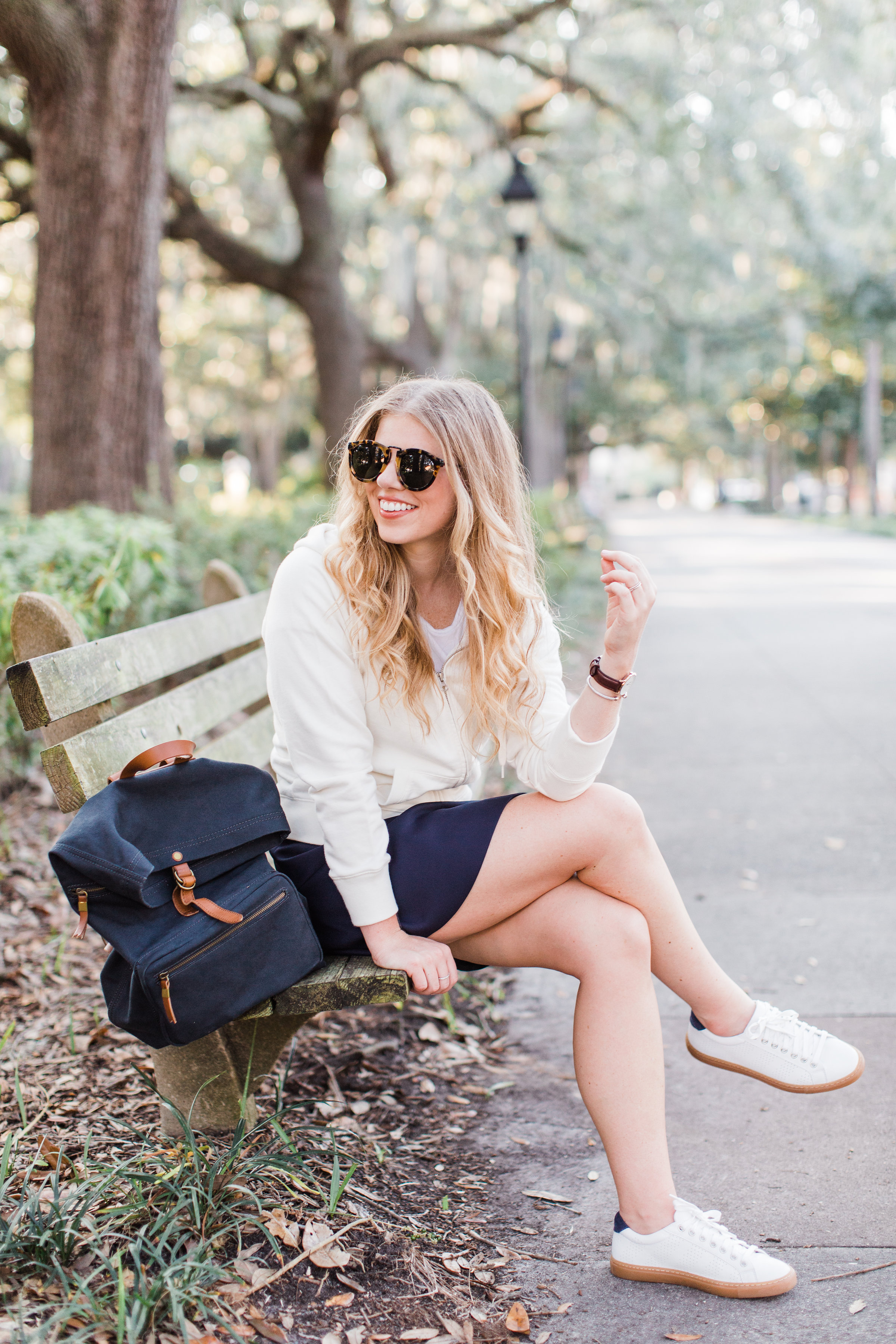 Fall Capsule Wardrobe | Classic Mini Skirt styled for Fall | Louella Reese Life & Style Blog