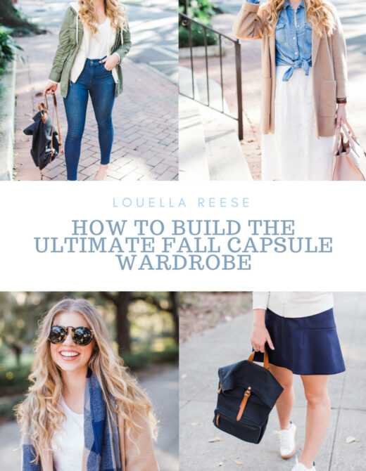 How to Build a Fall Capsule Wardrobe | Capsule Wardrobe Check List | Louella Reese Life & Style Blog