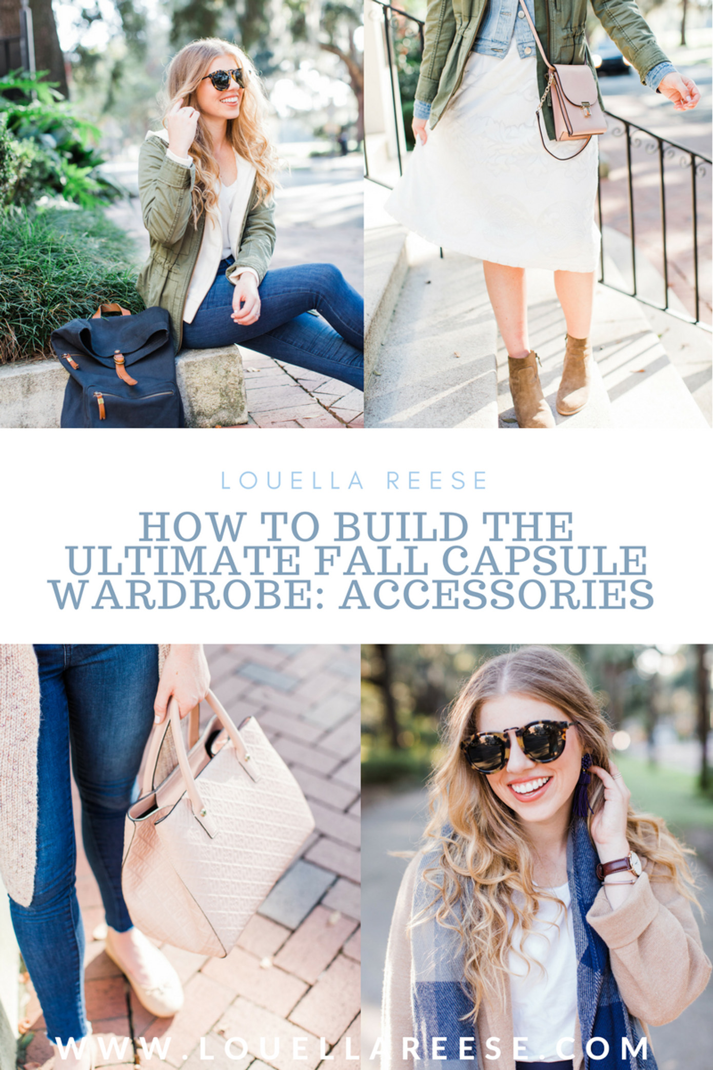How to Build a Fall Capsule Wardrobe | Fall Capsule Wardrobe Accessories Check List | Louella Reese Life & Style Blog