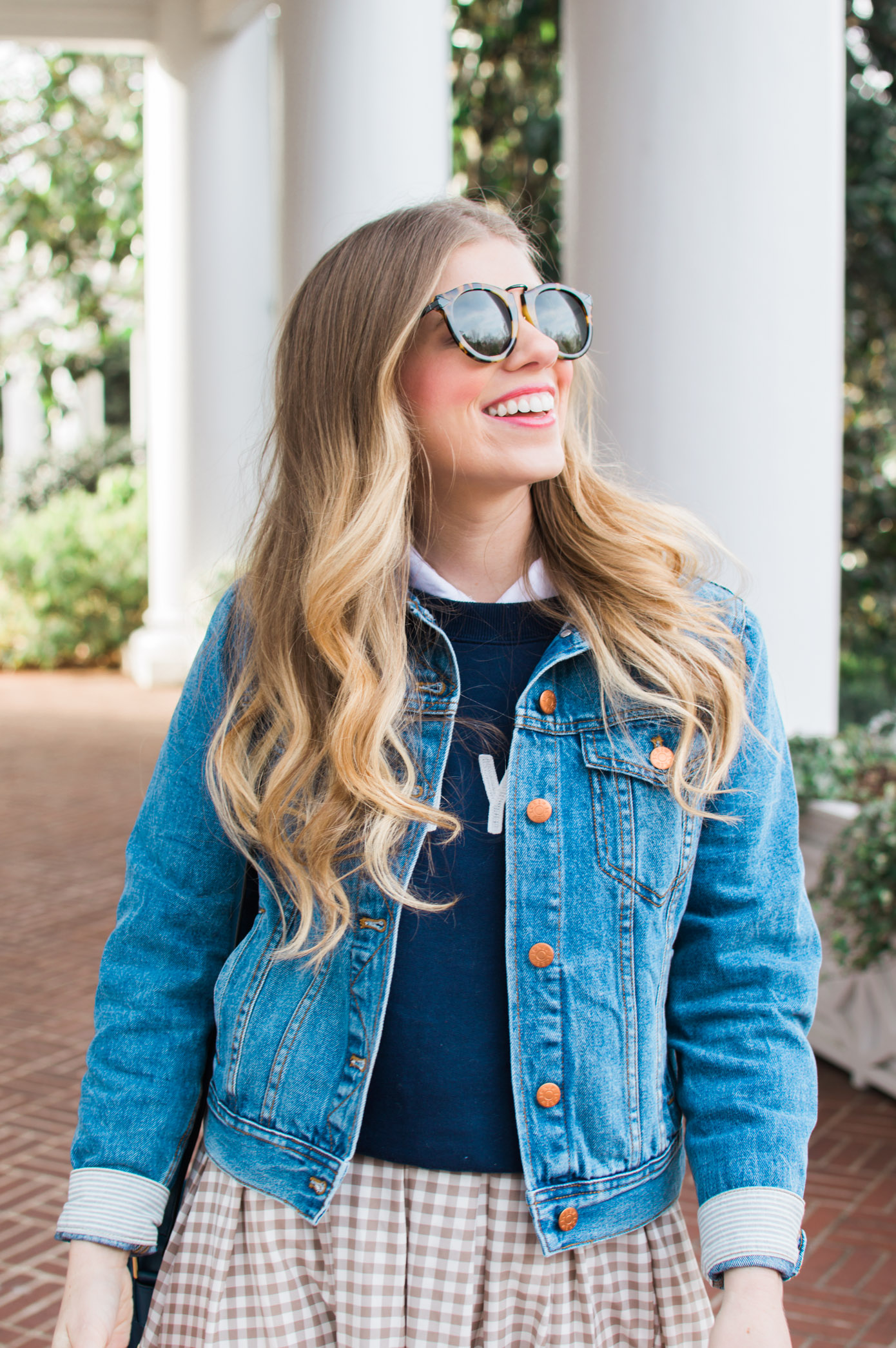 How to Style a Maxi Skirt for Winter | The Perfect Denim Jacket | Louella Reese Life & Style Blog