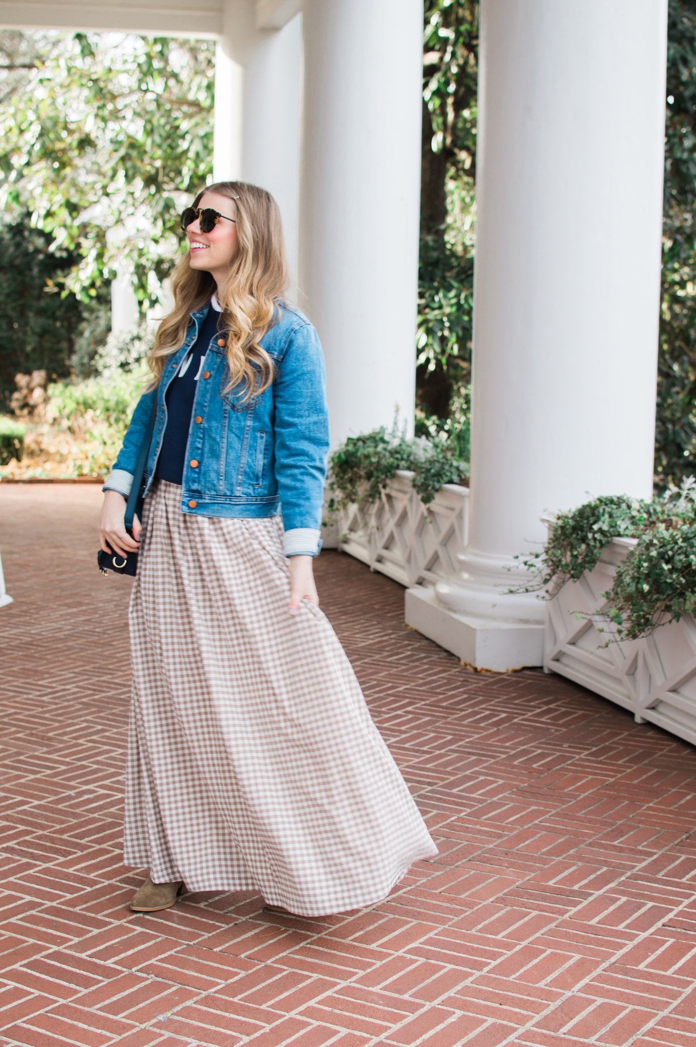 How to Style a Maxi Skirt for Winter | Casual Maxi Skirt | Louella Reese Life & Style Blog