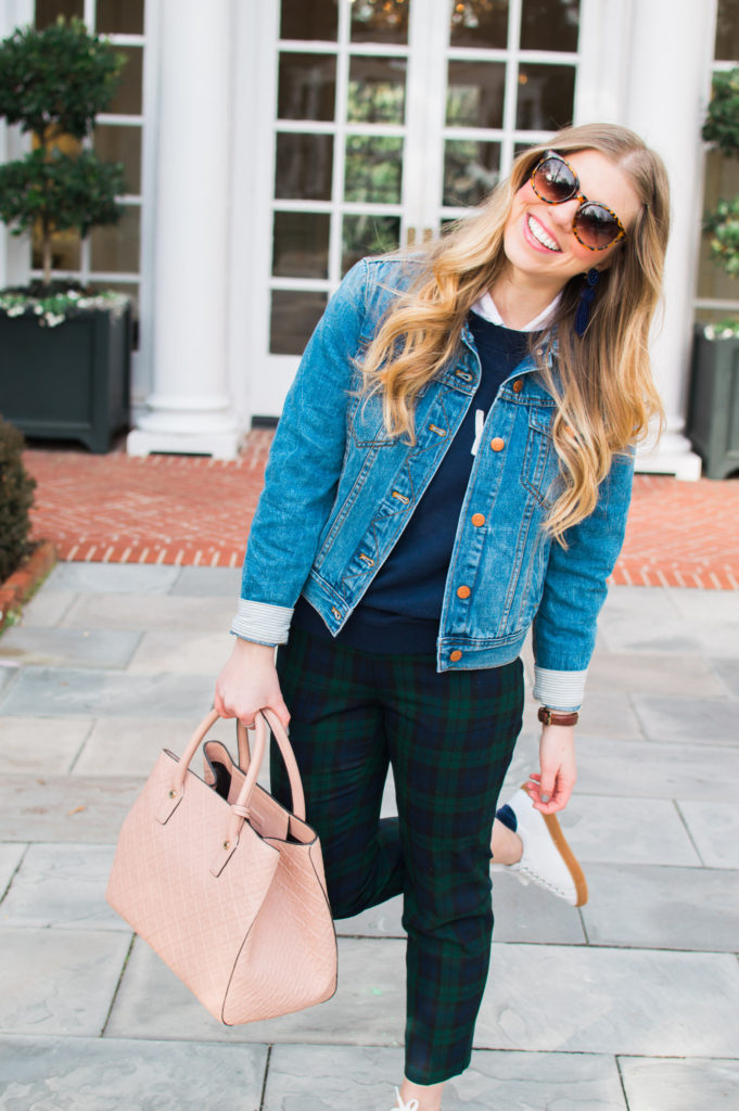 Casual Plaid Pants for a Winter Weekend
