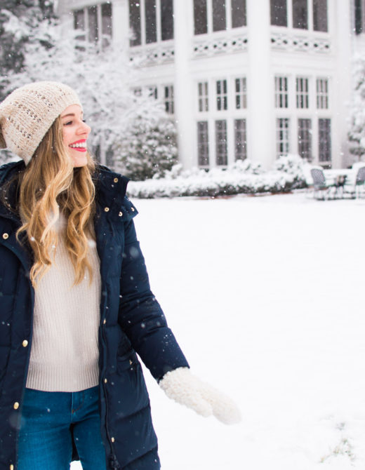 Charlotte Snow Day | Snow Day Outfit Inspo | Louella Reese Life & Style Blog