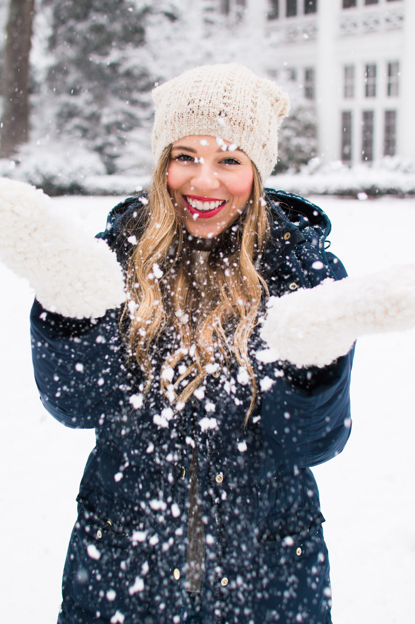 Charlotte Snow Day | Snow Day Outfit Inspo | Louella Reese Life & Style Blog