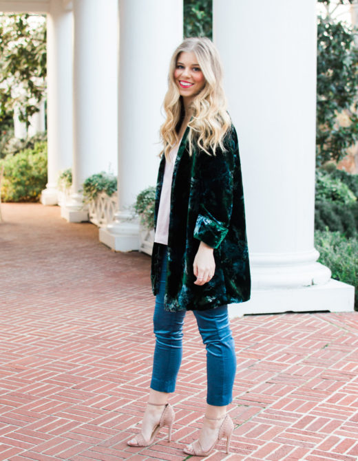 Winter Trends | Velvet Blazer | Louella Reese Life & Style Blog
