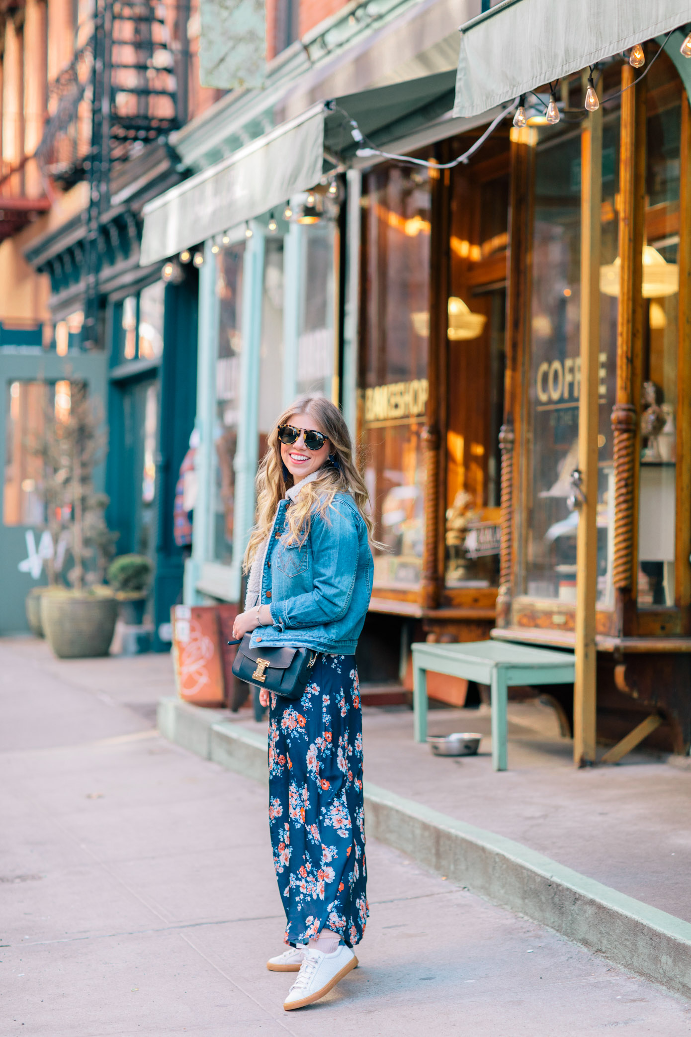 How to Wear Your Spring Dresses Now | Pairing a Maxi Dress with Sneakers | Louella Reese Life & Style Blog 