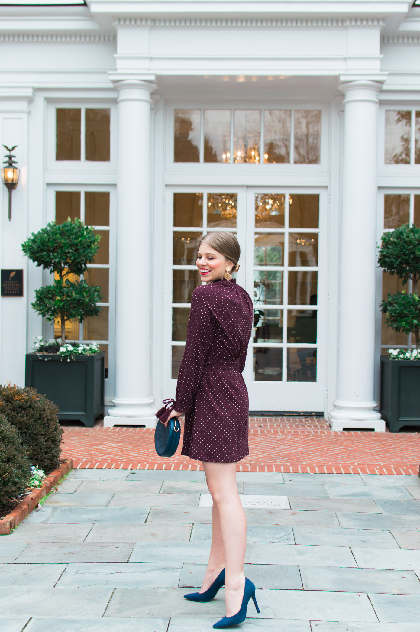 Valentine's Day Dresses | Chic Winter Date Night Look | Louella Reese Life & Style Blog 
