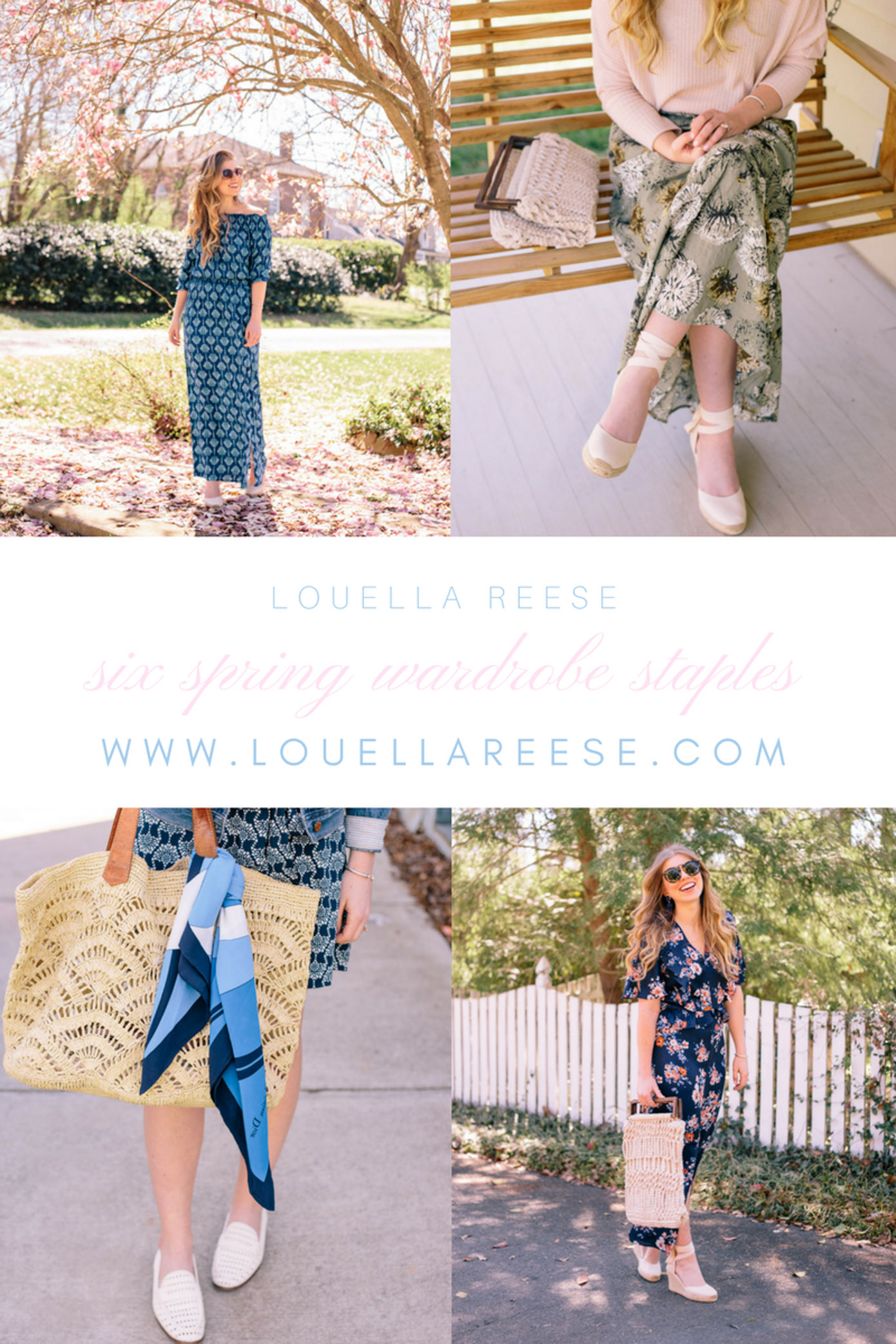 Six Spring Wardrobe Staples | Louella Reese Life & Style Blog