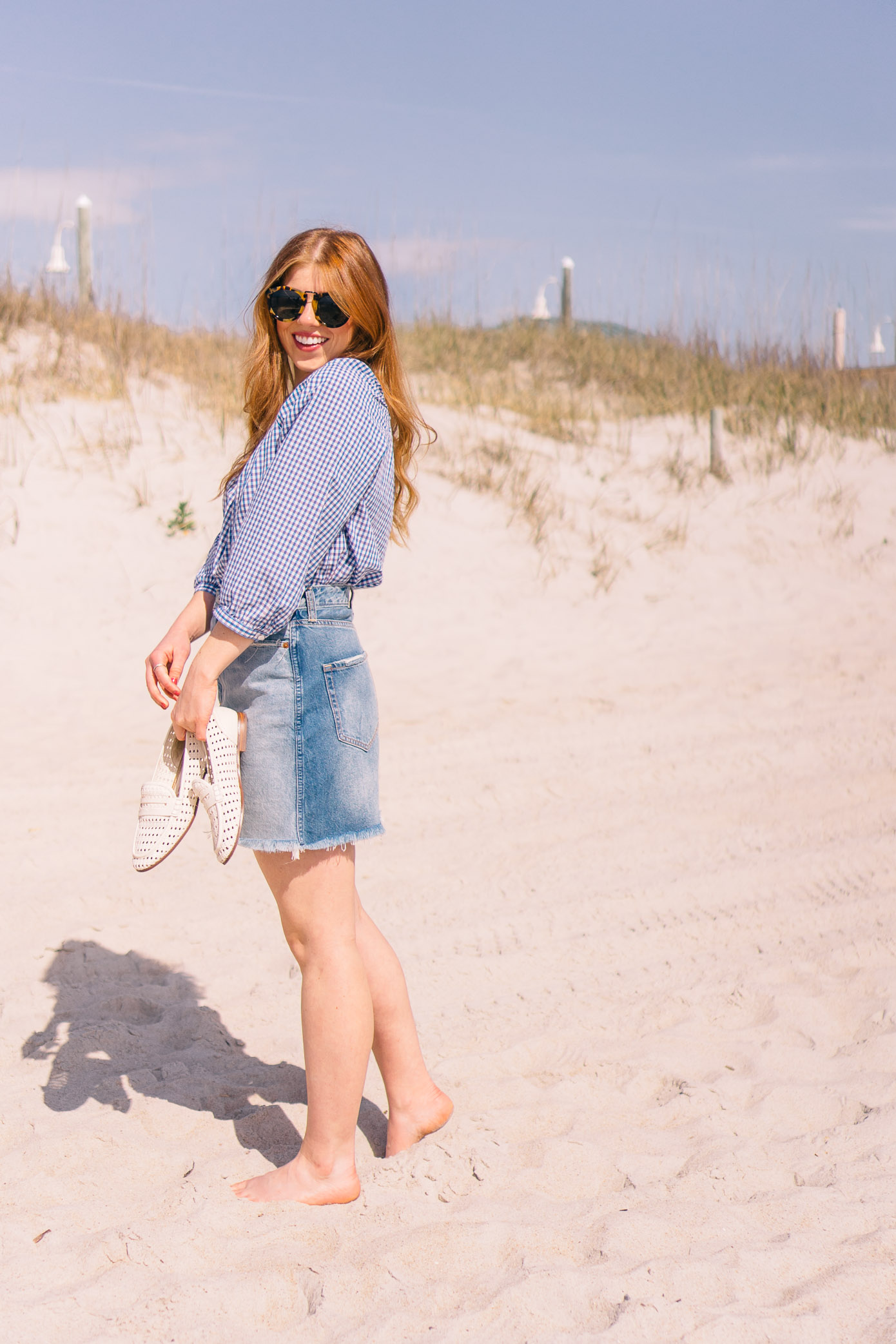 Denim Skirt under $60 | How to Style a Denim Skirt this Summer | Louella Reese Life & Style Blog