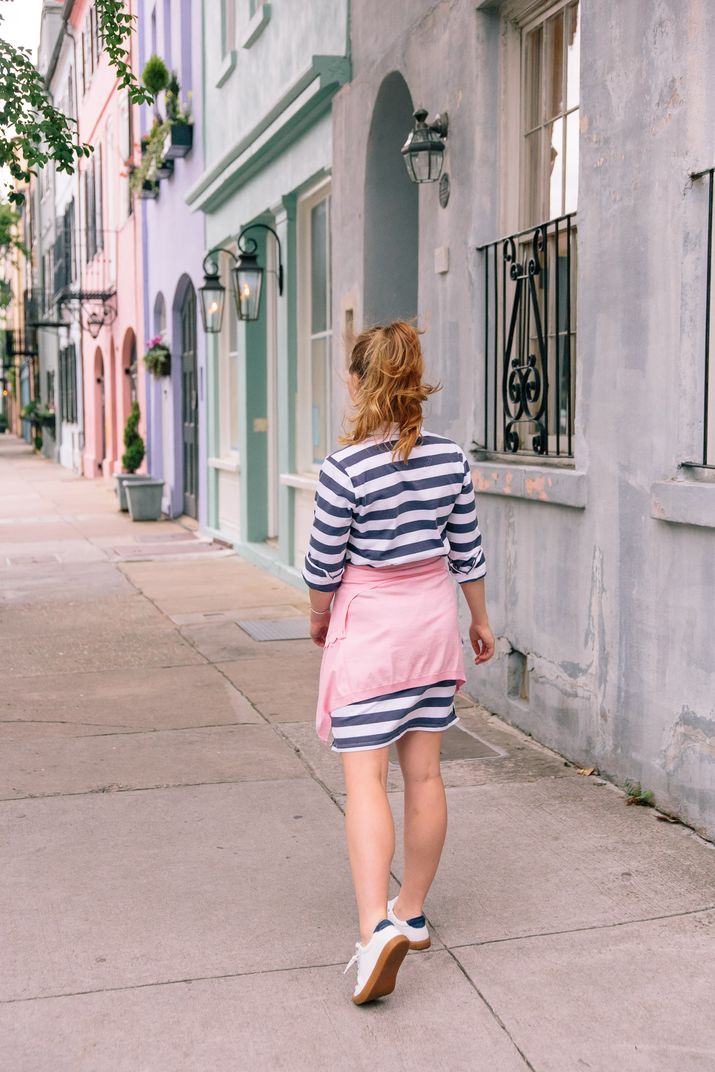 Striped Rugby Dress | Casual Spring to Summer Style | Louella Reese Life & Style Blog