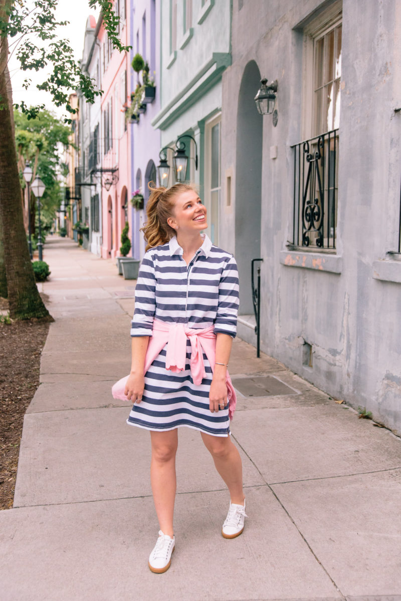 Why a Striped Rugby Dress is a Must | Charleston, SC