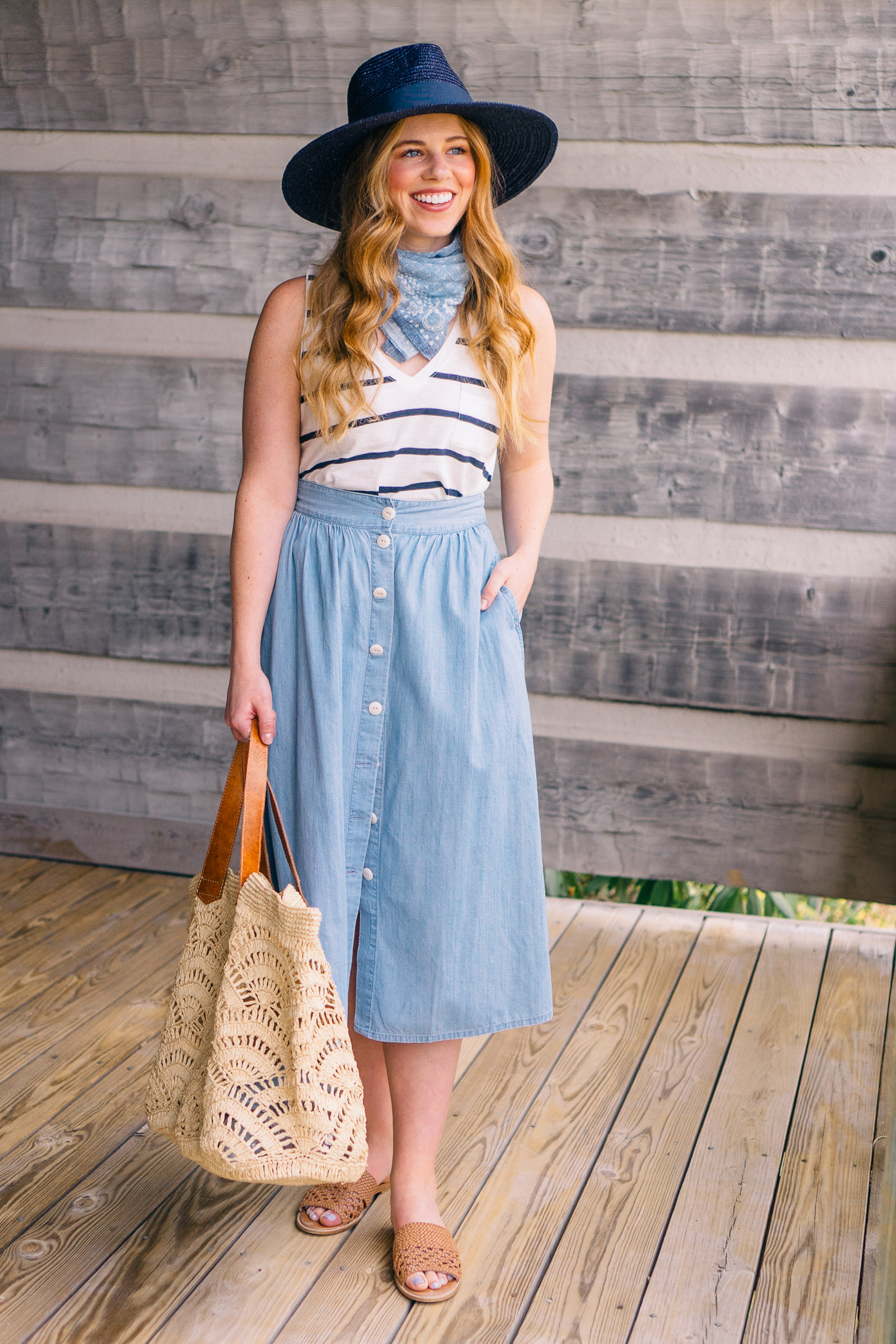Three Skirts Styled Three Ways | Summer Capsule Wardrobe | Louella Reese Life & Style Blog