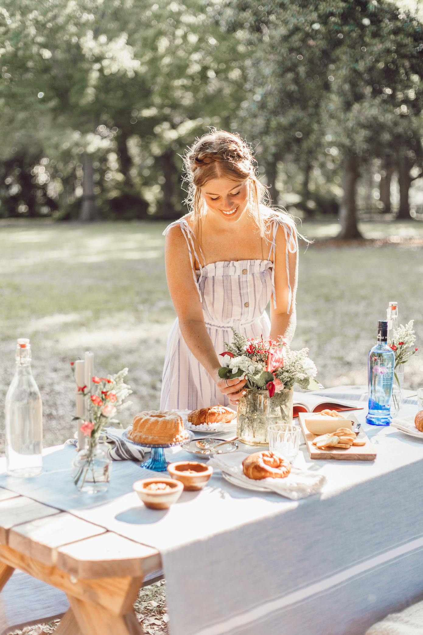 How to Host a French Inspired Picnic by popular Charlotte style blogger Louella Reese