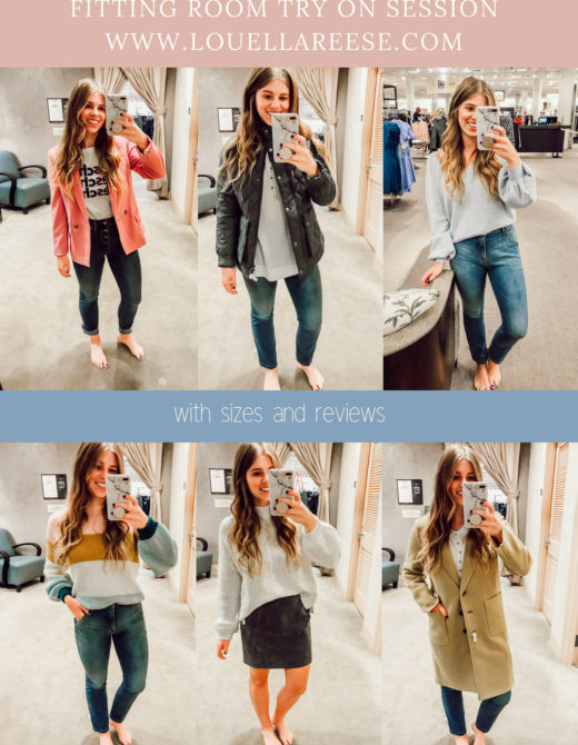 2018 Nordstrom Anniversary Fitting Room Session featured on Louella Reese Life & Style Blog