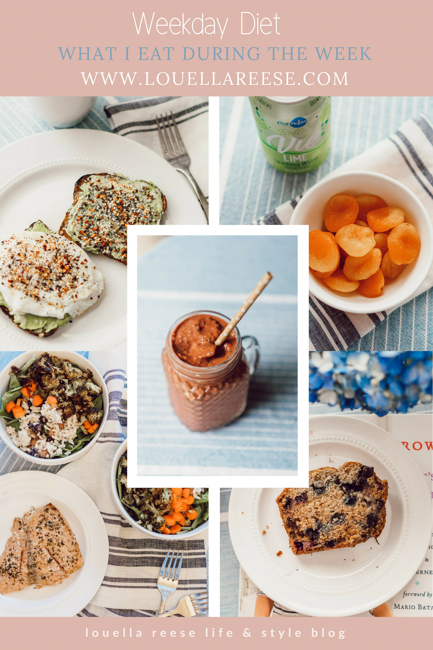 What I Eat During the Week, Weekday Diet featured on Louella Reese