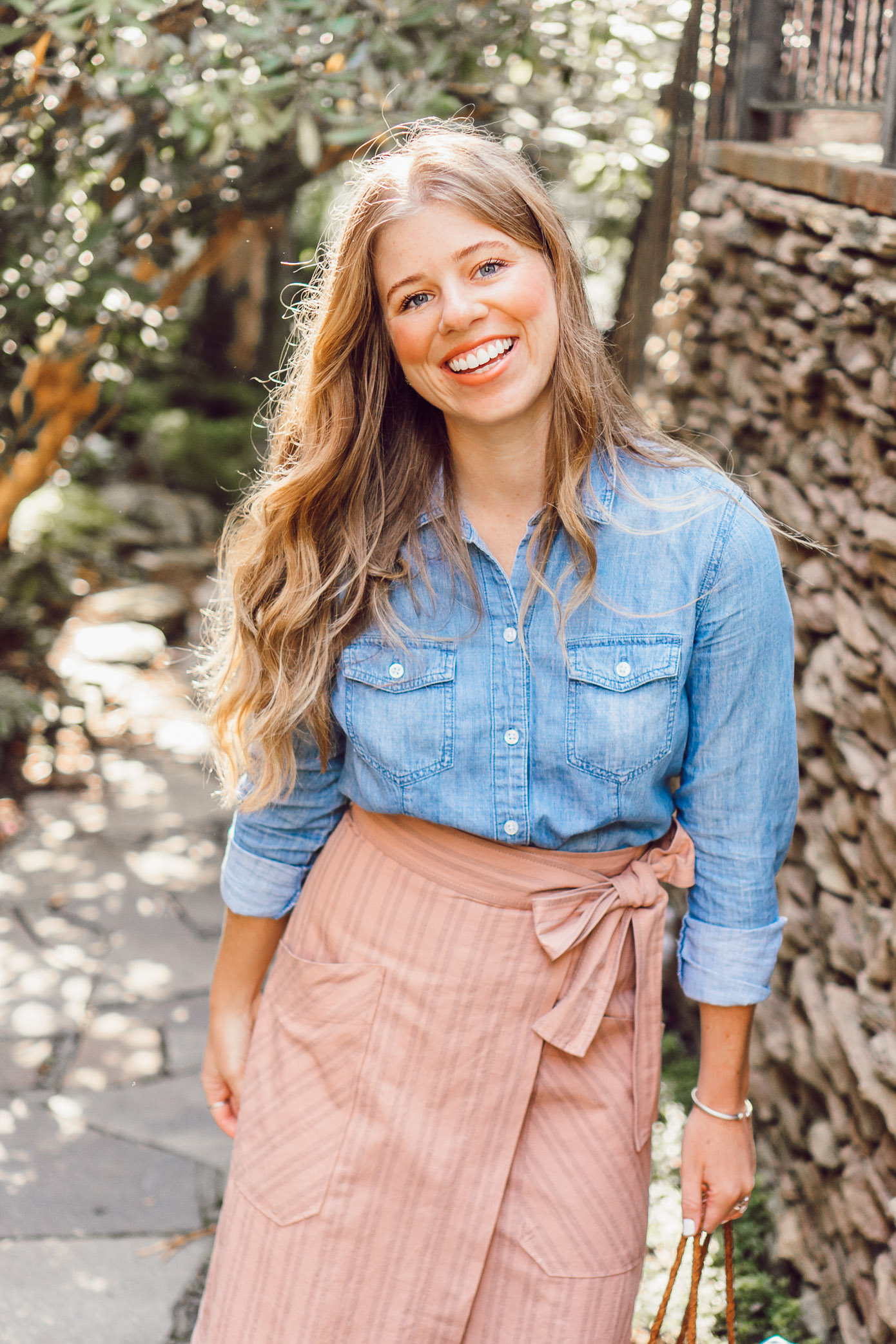 Fall Chambray Three Ways | How to Style a Chambray Shirt for the Fall Season featured on Louella Reese