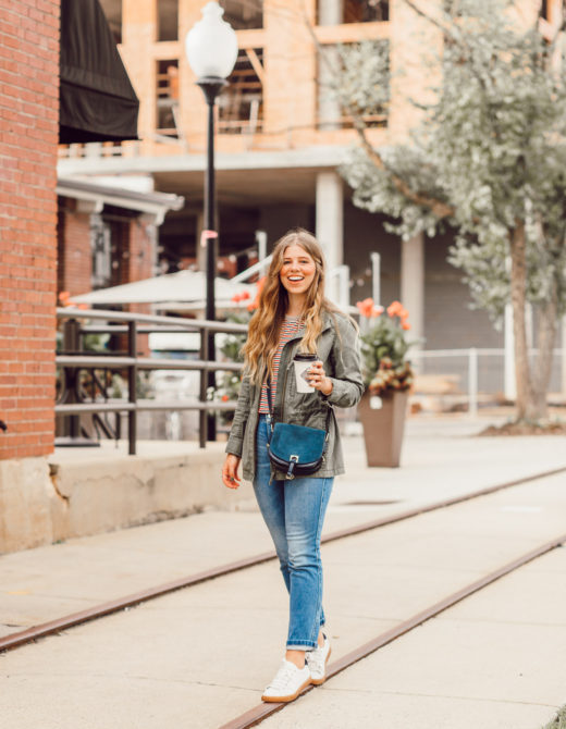 Most Instagrammable Charlotte Coffee Shops featured on Louella Reese | Casual Fall Weekend Outfit Idea